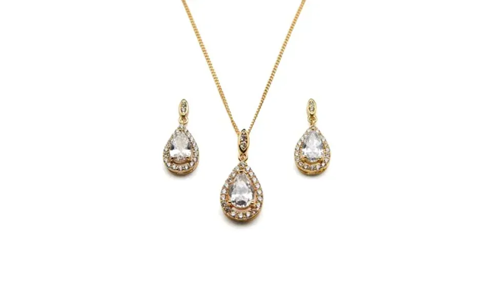 10 bedste smykkeanbefaling til alle modeelskere Bubbleroom Ivory Co Belmont Gold Pendant Set Gold One Size 93364295 702917 0016 large