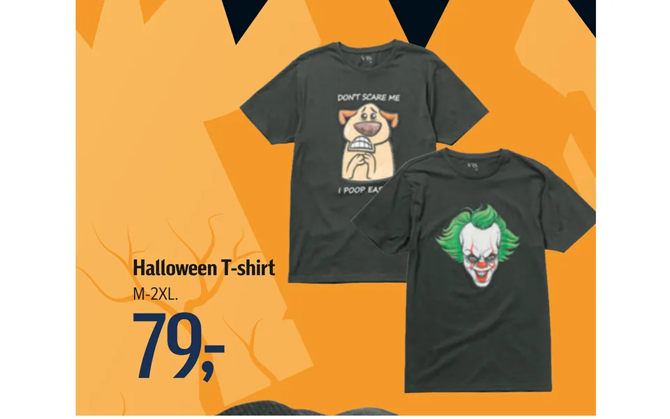 Unikke gaver, der vil glæde enhver Halloween-elsker Foetex Halloween T shirt 23433988 large