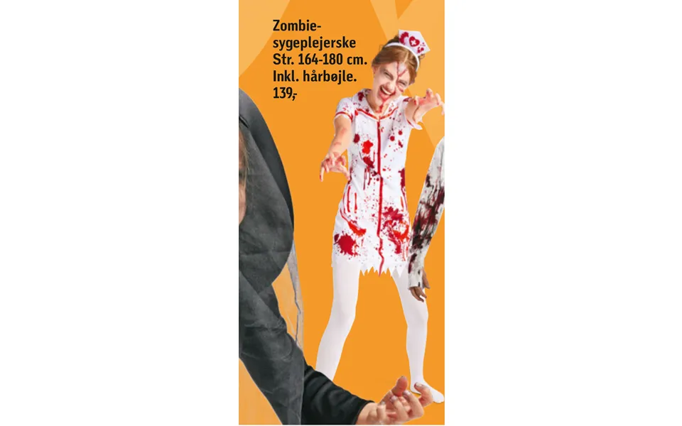 10 Halloween gaveideer til teenagere Foetex Zombiesygeplejerske 22356991 large 1