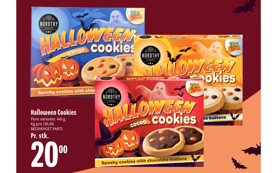 10 Halloween gaveideer til teenagere Minkoebmand Halloween Cookies 73112412 large 1