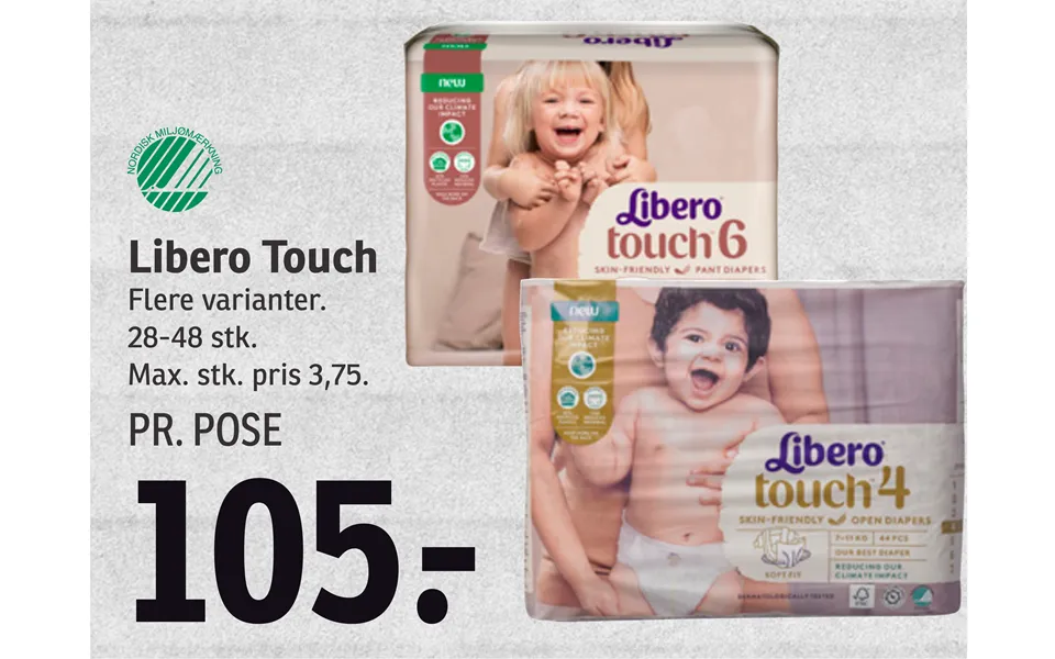10 bedste tilbud til din nyfødte baby på Black Friday Spar Libero Touch 94612982 large