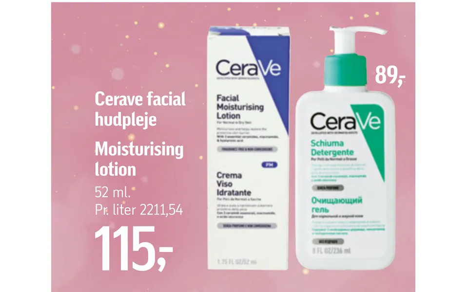 How to get rid of age spots on the face Foetex Cerave facial hudpleje Moisturising lotion 46061164 large