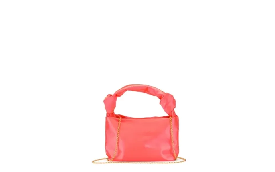 What to give a girl for the New Year? Bubbleroom Bubbleroom Olivia Satin Knot Bag Coral One Size 4958689 7333340230251 large
