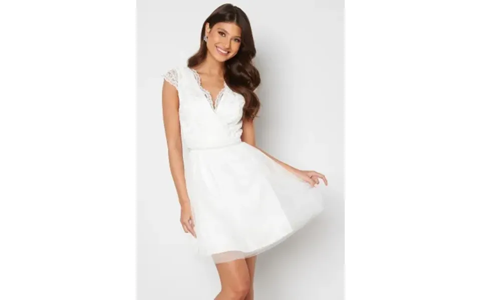 Udvælgelse af kjole til nytårs firmafest 2024 Bubbleroom Moments New York Prudence Mesh Dress White 36 51481778 7313775172036 large