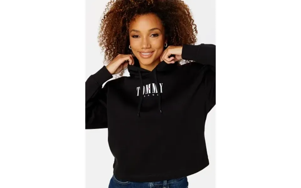 What to give a girl for the New Year? Bubbleroom Tommy Jeans Relaxed Essential Logo 2 Hoodie Bds Black S 19641159 8720641316965 large