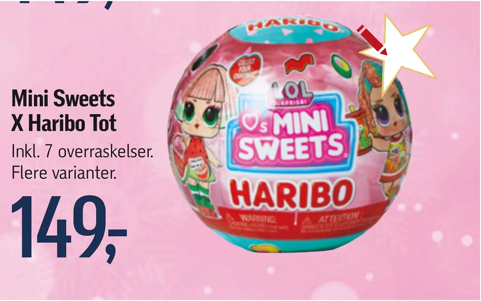 Søde gaver til nytår 2024 (45) Foetex Mini Sweets X Haribo Tot 88083774 large