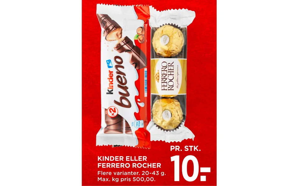 Sweet gifts for New Year 2024 (45) Meny KINDER ELLER FERRERO ROCHER 47733135 large