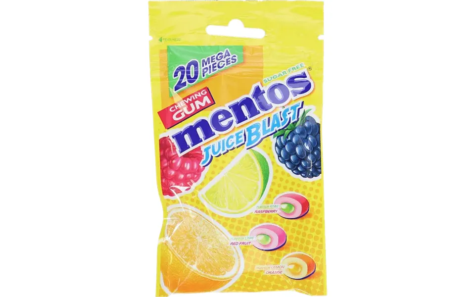 Søde gaver til nytår 2024 (45) Motatos Mentos Gum Pure Fresh Juice Blast 40g 12658646 MS215242 large