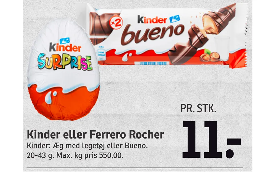 Søde gaver til nytår 2024 (45) Spar Kinder eller Ferrero Rocher 36589374 large